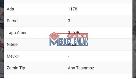 MERKEZ EMLAKtan SATILIK ARSA…